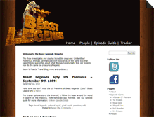 Tablet Screenshot of beastlegends.com